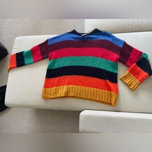 Urban outfitters colorful cropped sweater